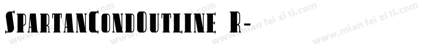 SpartanCondOutline R字体转换